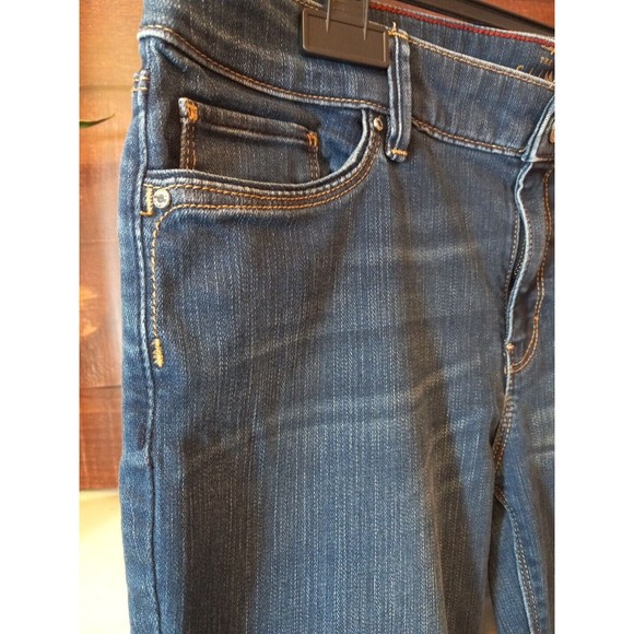 Whbm Womens Slim Crop Denim Cuffed Jeans‎ Size 6 - Picture 2 of 15